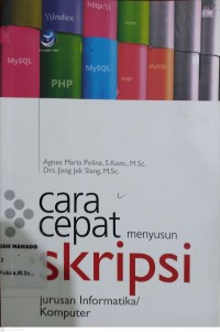 Cara cepat menyusun skripsi jurusan matematika / komputer